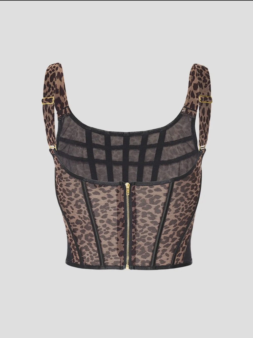 Sheer Black Lace Corset Bustier with Matching Thong - Picture 6 of 7